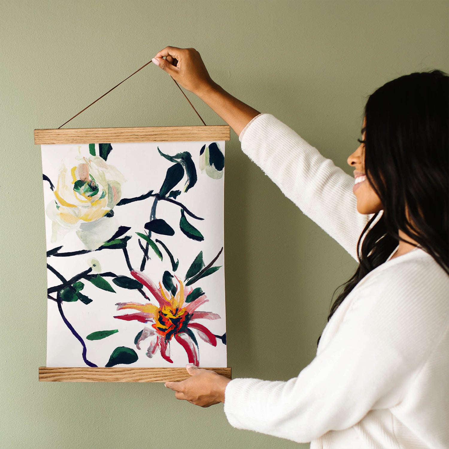 Custom Size Blank Canvas Sheets for Painting - Unstretched 100% Cotton Roll - Hanger Frames