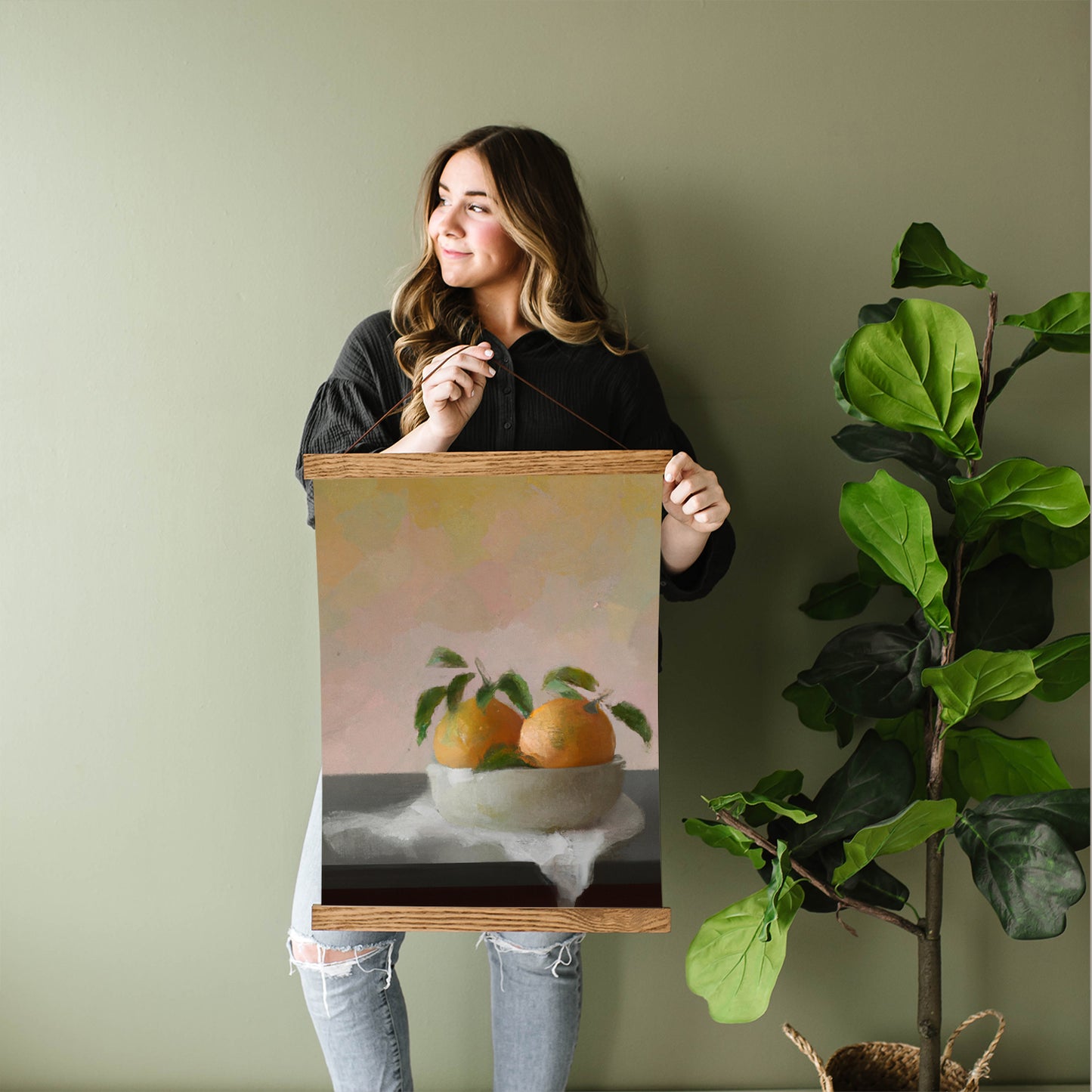 18x24 White Canvas for Painting - Cut & Rolled Unstretched 100% Cotton Sheets - Hanger Frames