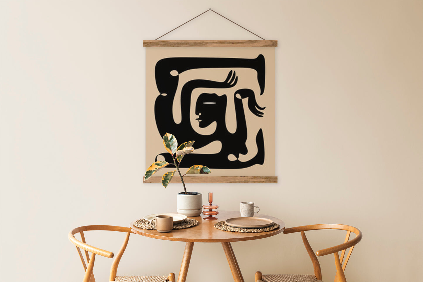 Midcentury Modern 24x24" Hanging Canvas Frame - Hanger Frames