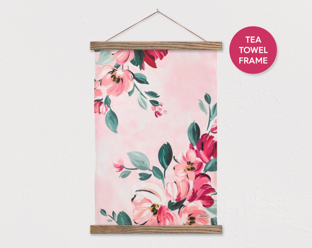 Tea Towel Frame Magnetic Wood Hanger - Hanger Frames