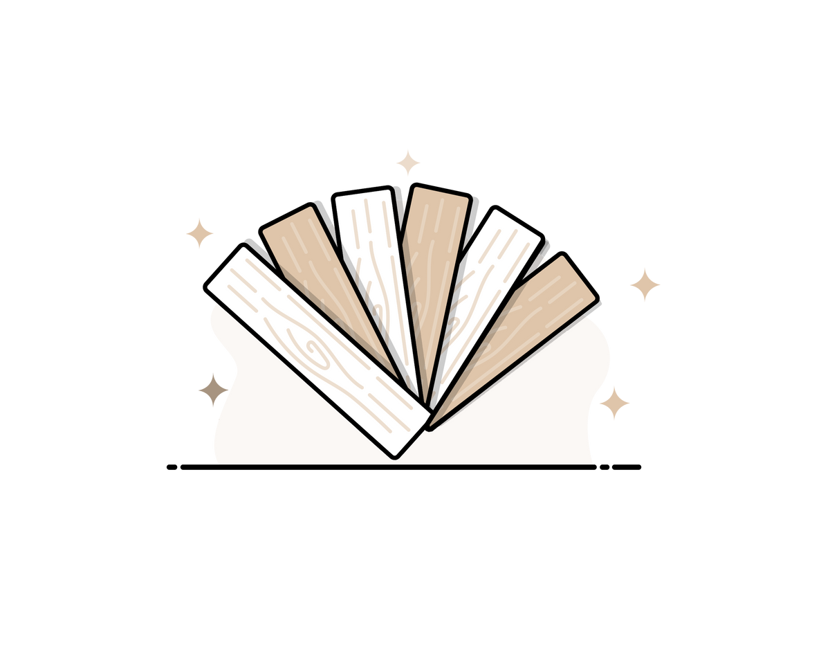 6 Wood Stain Colors