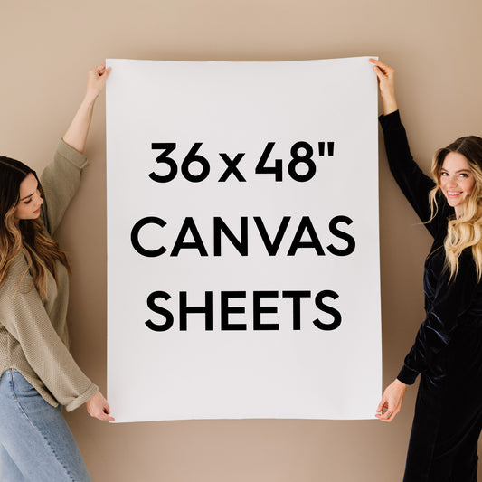 36x48" Extra Large Canvas for Painting - Affordable 100% Cotton Roll - Hanger Frames